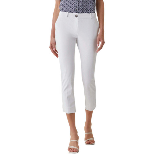 Vêtements Femme Pantalons Portefeuilles / Porte-monnaiecci Designs  Blanc