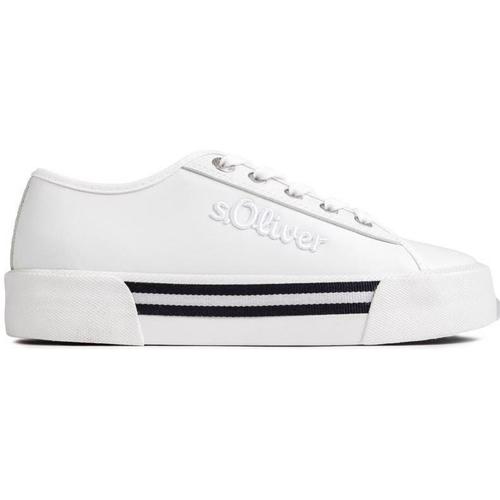 Chaussures Femme Baskets mode S.Oliver 23678 Tennis Blanc