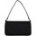 Sacs Femme Sacs porté épaule Morgan Mini sac épaule  - Toile Noire déco paille Multicolore