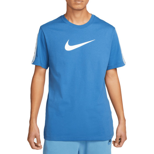 Vêtements Homme T-shirts manches courtes Nike Repeat Bleu