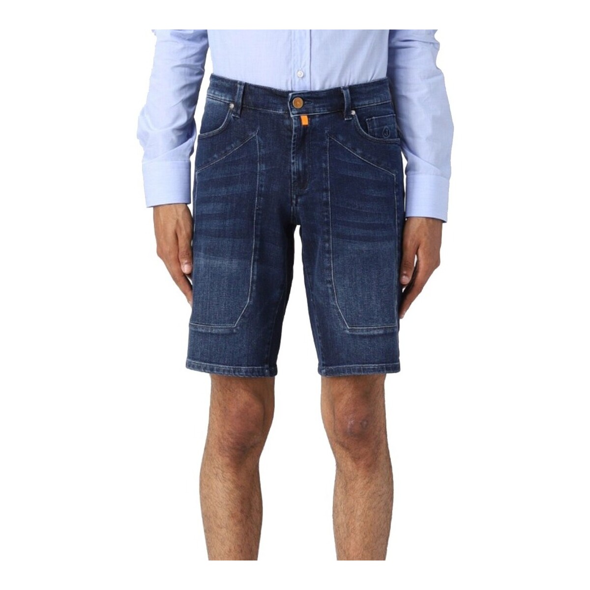 Vêtements Homme Shorts / Bermudas Jeckerson JKUBE001KI001 Bleu