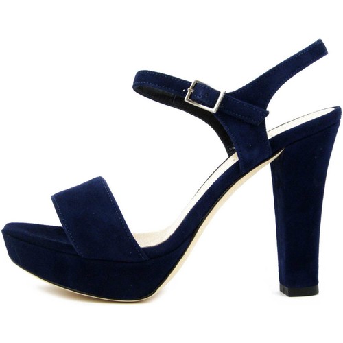 Chaussures Femme Sandales et Nu-pieds Osvaldo Pericoli Femme Chaussures, Sandales, Daim, Talon et Plateau-230B Bleu