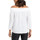 Vêtements Femme Tops / Blouses Lascana Top épaules nues Summer Kapsel Blanc