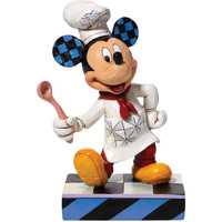 Maison & Déco Statuette De Collection Enesco Figurine Collection Mickey Chef - Disney Traditions Blanc