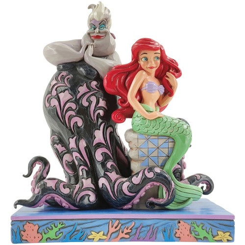 Maison & Déco Statuettes et figurines Enesco Figurine de Collection Ariel et Ursula - Disney Traditions Noir