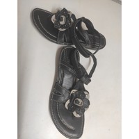 Chaussures Femme Sandales et Nu-pieds Khrio Sandales entre doigt Noir