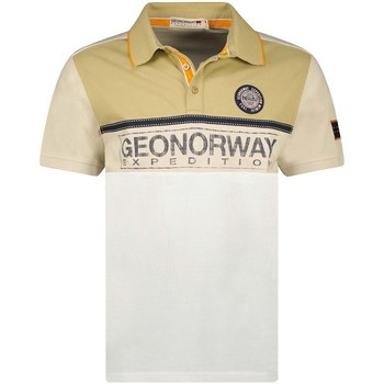 Vêtements Homme Polos manches courtes Geographical Norway Polo Homme GeoNorway Kweeny Blanc