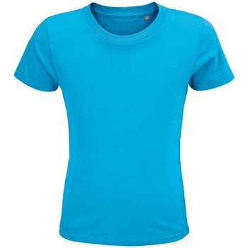 Vêtements Enfant Moncler Blue Sweatshirt For Baby Kids With Iconic Patch Sols 3580 Multicolore