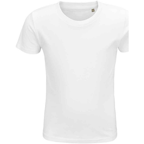 Vêtements Enfant T-shirt with puff sleeves Sols 3580 Blanc