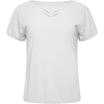 Vêtements Femme T-shirts straight manches longues Dare 2b Crystallize Blanc