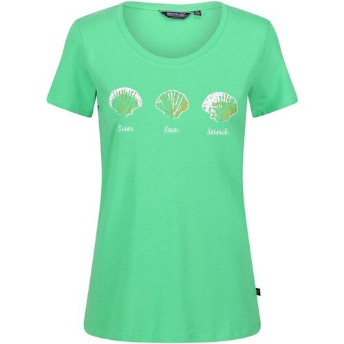 Vêtements Femme T-shirts manches longues Regatta Filandra VI Vert