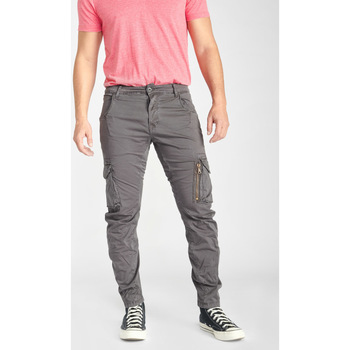 Le Temps des Cerises Pantalon cargo alban gris Gris - Vêtements Pantalons  Homme 99,90 €