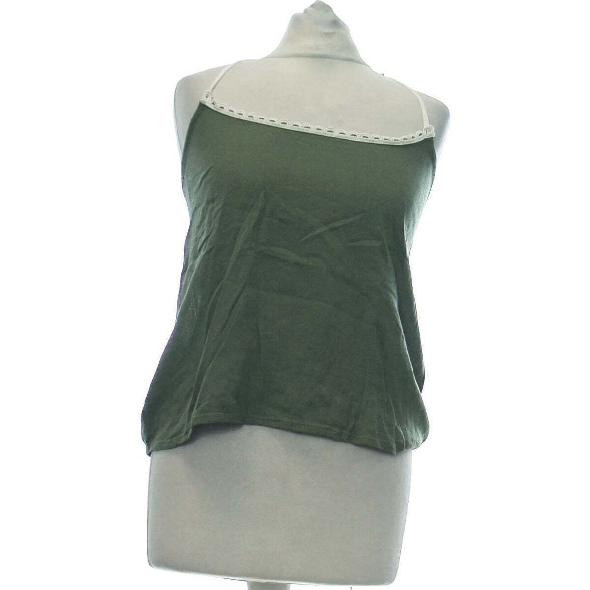 Vêtements Femme BOSS long-sleeve fitted polo shirt débardeur  34 - T0 - XS Vert Vert