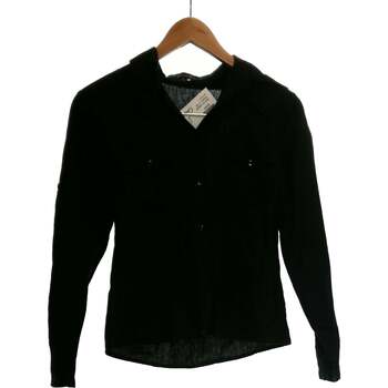 Vêtements Femme Chemises / Chemisiers La Fée Maraboutée chemise  38 - T2 - M Noir Noir