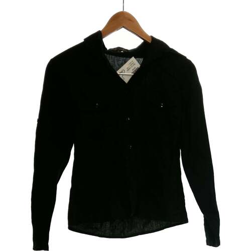 Vêtements Femme Chemises / Chemisiers Top 3 Shoes chemise  38 - T2 - M Noir Noir