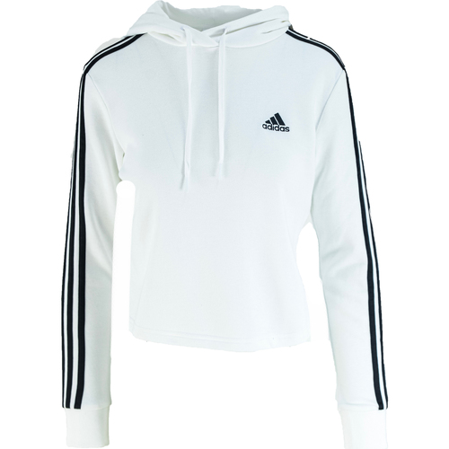 Vêtements Femme Sweats adidas Originals Essentials 3-Stripes Cropped Blanc