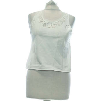 Vêtements Femme prix dun appel local Zara débardeur  36 - T1 - S Blanc Blanc