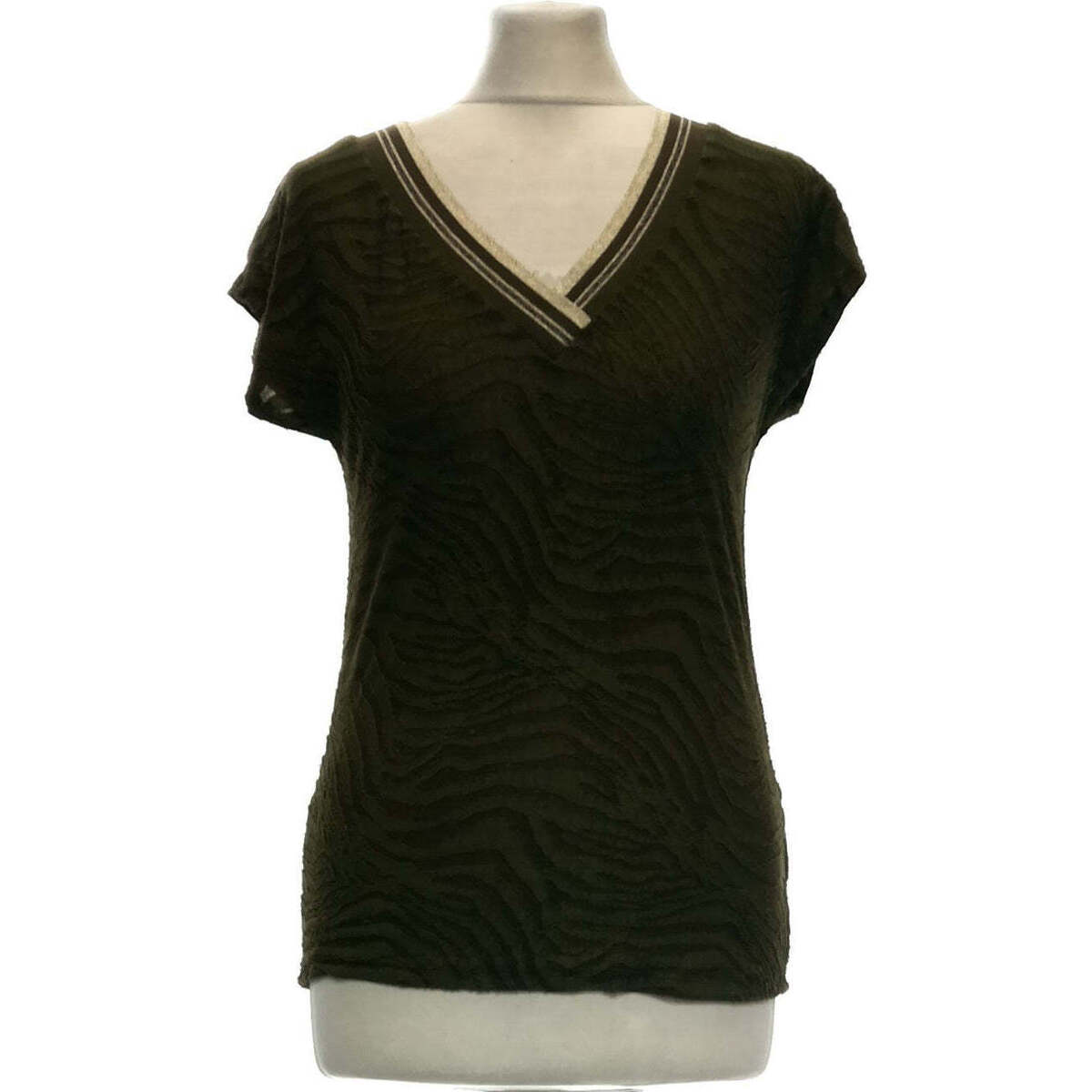Vêtements Femme T-shirts & Polos Morgan top manches courtes  34 - T0 - XS Vert Vert