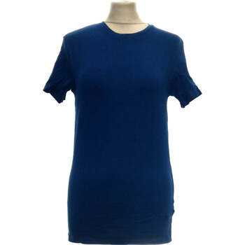 Vêtements Femme Taies doreillers / traversins H&M top manches courtes  36 - T1 - S Bleu Bleu