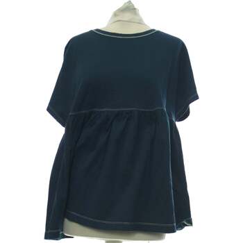 Vêtements Femme Sacs de sport Zara top manches courtes  36 - T1 - S Bleu Bleu