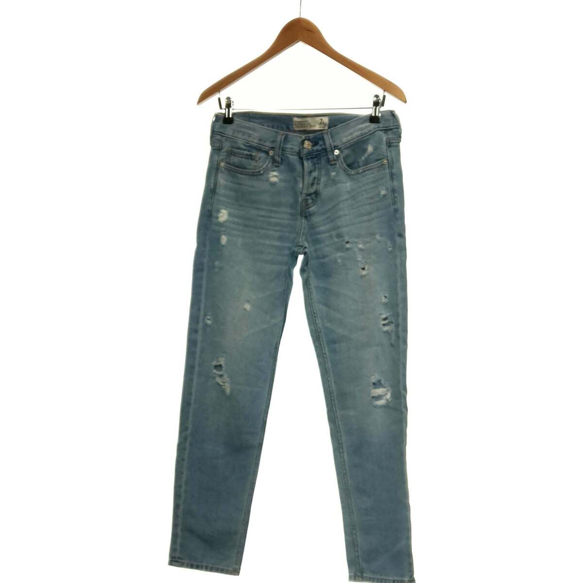Vêtements Femme Jeans Abercrombie And Fitch jean slim femme  36 - T1 - S Bleu Bleu