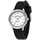 Montres & Bijoux Femme Montres Mixtes Analogiques-Digitales Sector 270 37mm 3h white dial black strap Multicolore