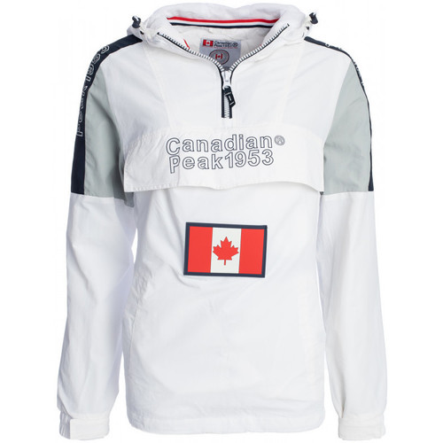 Vêtements Femme Lilac Sweatshirt For Baby Girl With White Logo Canadian Peak Veste ASTINEAK Blanc
