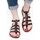 Chaussures Femme Sandales et Nu-pieds Gianluca - L'artigiano Del Cuoio 505 D MORO CUOIO Marron