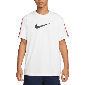 Vêtements Homme T-shirts manches courtes Nike Repeat Blanc