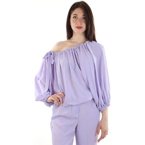 Sfizio 22FE4865GALLES Violet - Vêtements Chemises / Chemisiers Femme 99,50 €