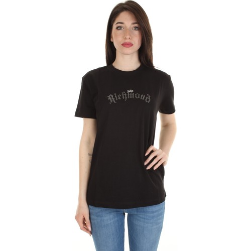 Vêtements Femme T-shirts for manches courtes John Richmond RWP22015TS Noir