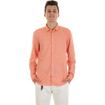 Vêtements Homme Chemises manches longues Manuel Ritz 3232E601L-223282 Orange