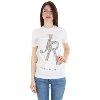VêSweat Femme T-shirts Mens manches courtes John Richmond RWP22177TS Blanc