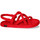 Chaussures Femme se mesure horizontalement sous les bras, au niveau des pectoraux BODRUM-BASSO-ROSSO Rouge