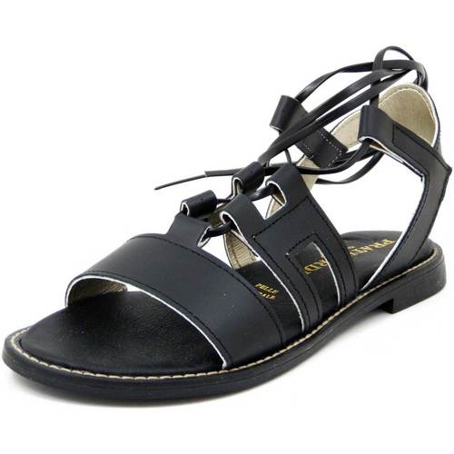 Chaussures Femme Sandales et Nu-pieds Prativerdi Femme Chaussures, Sandales, Cuir, Lacets-50030 Noir