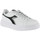 Chaussures Femme Baskets mode Diadora 101.178335 01 C1145 White/Black/Silver Blanc