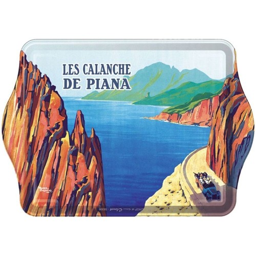Walk & Fly Vides poches Editions Clouet Plateau vide poche métallique Corsica Piana Multicolore