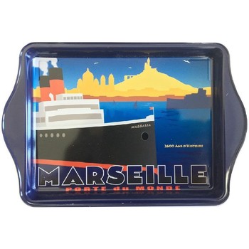 Maison & Déco Vides poches Editions Clouet Plateau vide poche métallique Marseille Bleu