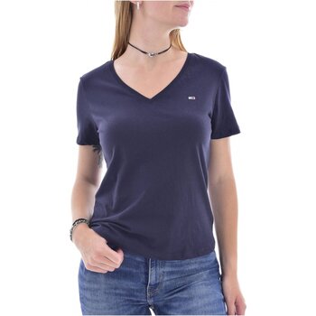 Vêtements Femme T-shirts & Polos Tommy Jeans DW0DW14617 Bleu