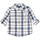 Vêtements Garçon Chemises manches longues Guess Chemise GarÃ§on N83H01 Ã  Carreaux bleu Bleu