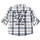 Vêtements Garçon Chemises manches longues Guess Chemise Garçon N83H01 à Carreaux bleu Bleu