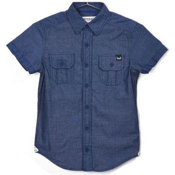 Vêtements Garçon Chemises manches courtes Kaporal Chemise Nogur Bleu Bleu