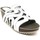 Chaussures Femme Sandales et Nu-pieds Interbios BIOS  5712 CUIR BLANC Blanc
