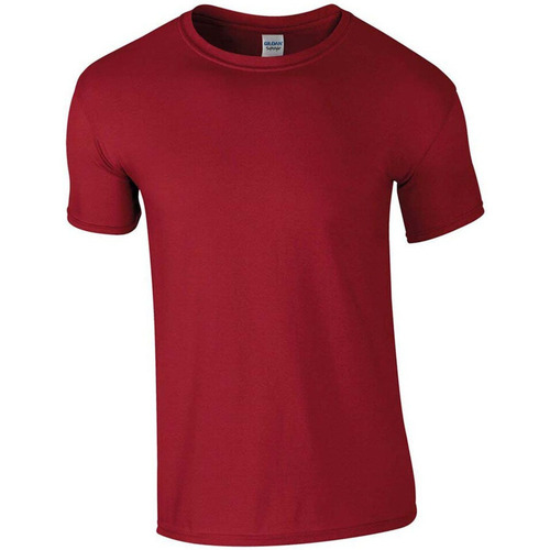 Vêtements m2010417a T-shirts manches longues Gildan Soft Style Rouge