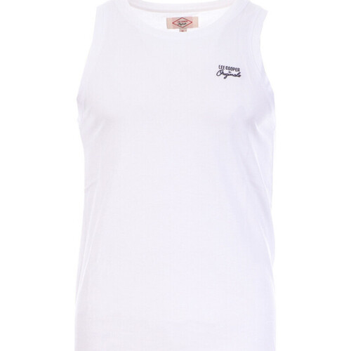 Vêtements Homme Débardeurs / T-shirts sans air Lee Cooper LEE-009552 Blanc