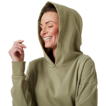 Kindy Robe sweat d'intérieur à capuche et poche MADE IN FRANCE Vert