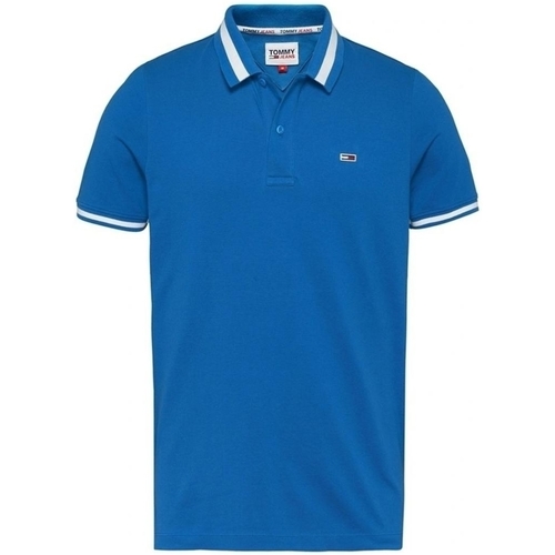 Vêtements Homme T-shirts & Polos Tommy Jeans Polo Homme  Ref 55991 c22 Bleu Bleu