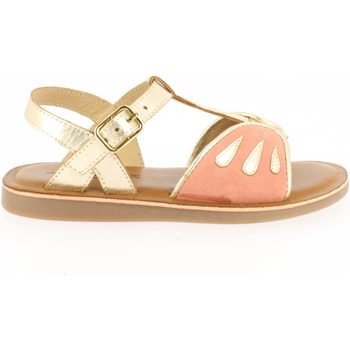 Chaussures Fille Sandales et Nu-pieds L'Atelier Tropézien SB 120 Gold Pink Autres