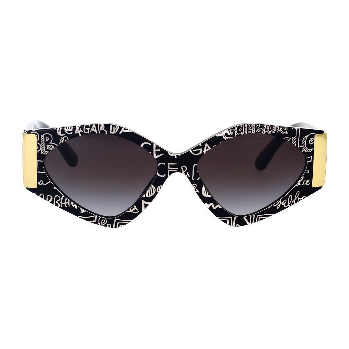 Montres & Bijoux Lunettes de soleil D&G Occhiali da Sole Dolce&Gabbana DG4396 33138G Noir
