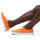 Chaussures Homme Chaussures de Skate Vans Authentic Orange